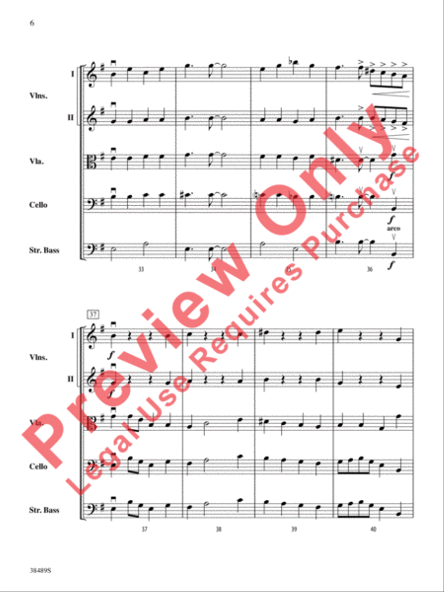 A la Media Noche String Orchestra scores gallery preview page 7
