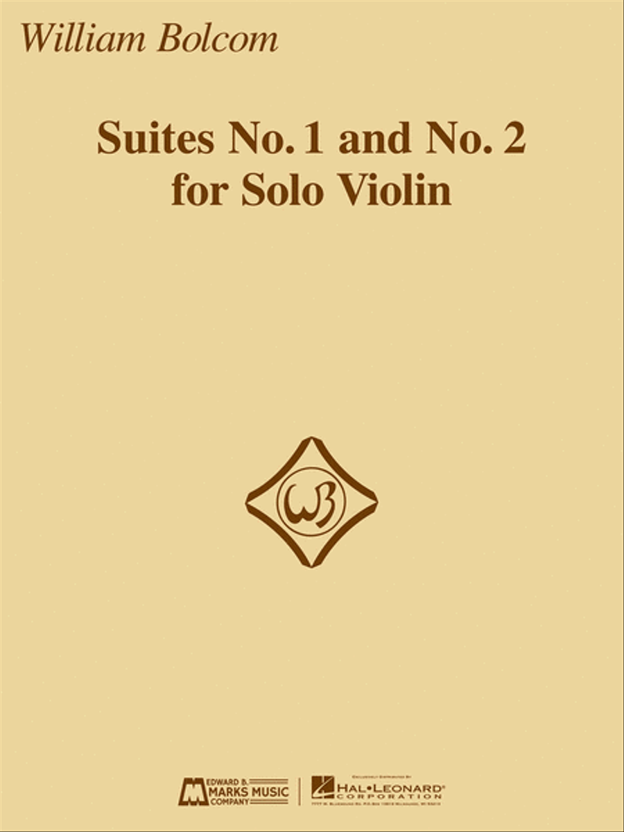Suites No. 1 and No. 2 Violin Solo scores gallery preview page 1