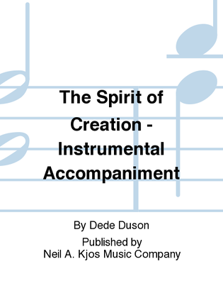 The Spirit of Creation - Instrumental Accompaniment