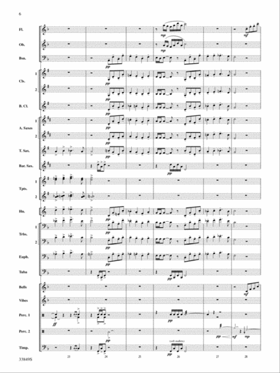 Fallen Heroes: Score Concert Band scores gallery preview page 6