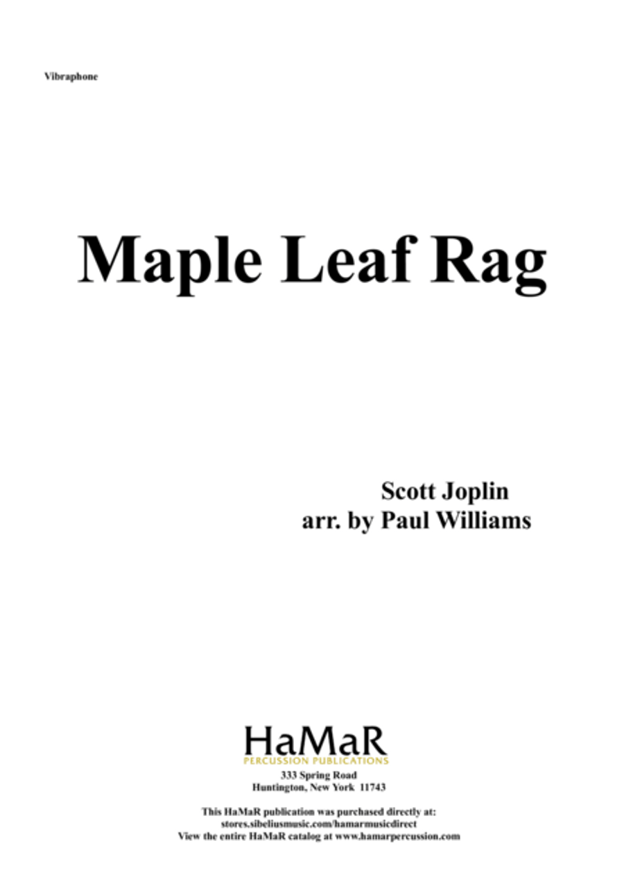 Maple Leaf Rag Glockenspiel scores gallery preview page 1