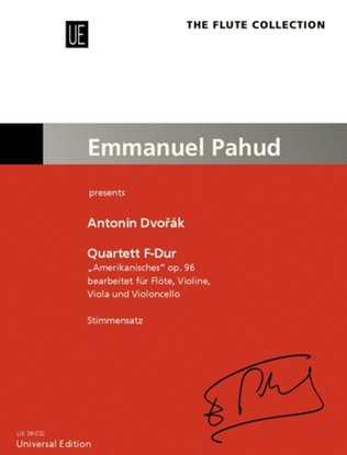 Book cover for Quartett F-dur "American" - Pts