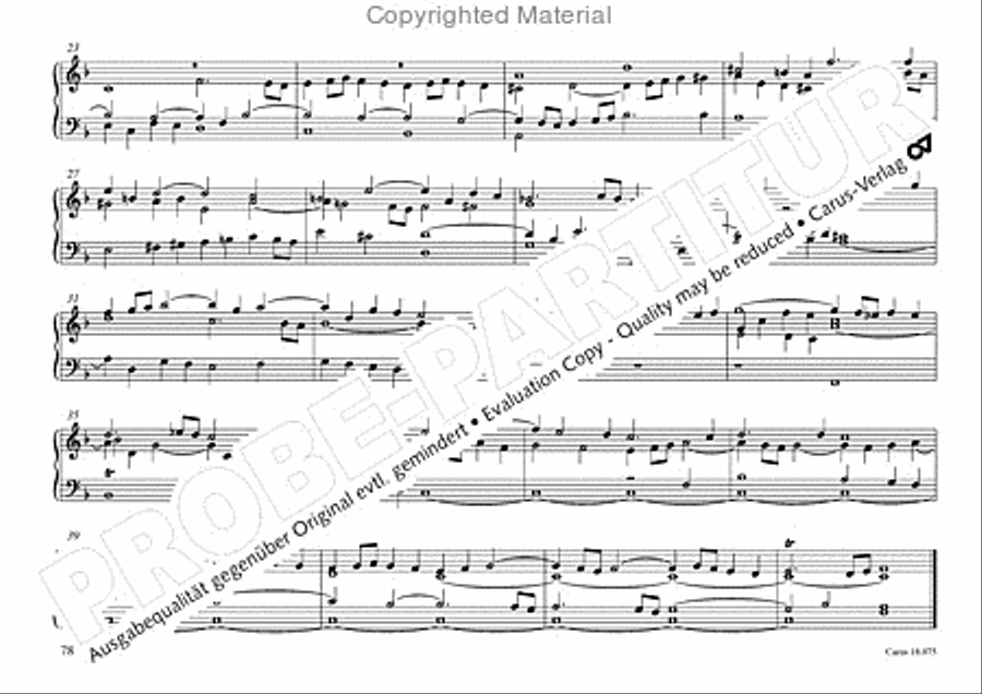 Freiburger Orgelbuch: Stammteil Organ Solo scores gallery preview page 79