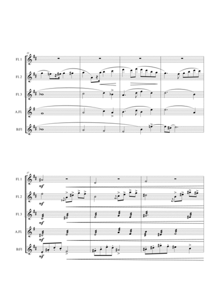 AIDA - PRELUDIO - Flute Quintet image number null