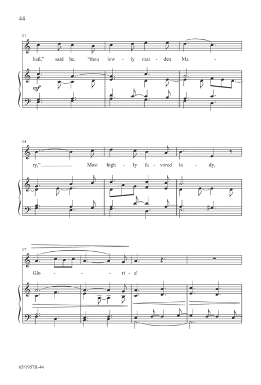 Festival of Lessons and Carols 4-Part scores gallery preview page 45