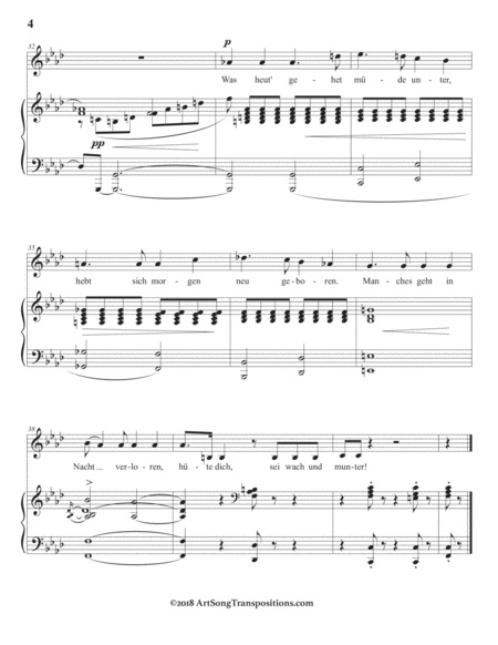 SCHUMANN: Zwielicht, Op. 39 no. 10 (in 8 keys: F, E, E-flat, D, C-sharp, C, B, B-flat minor)