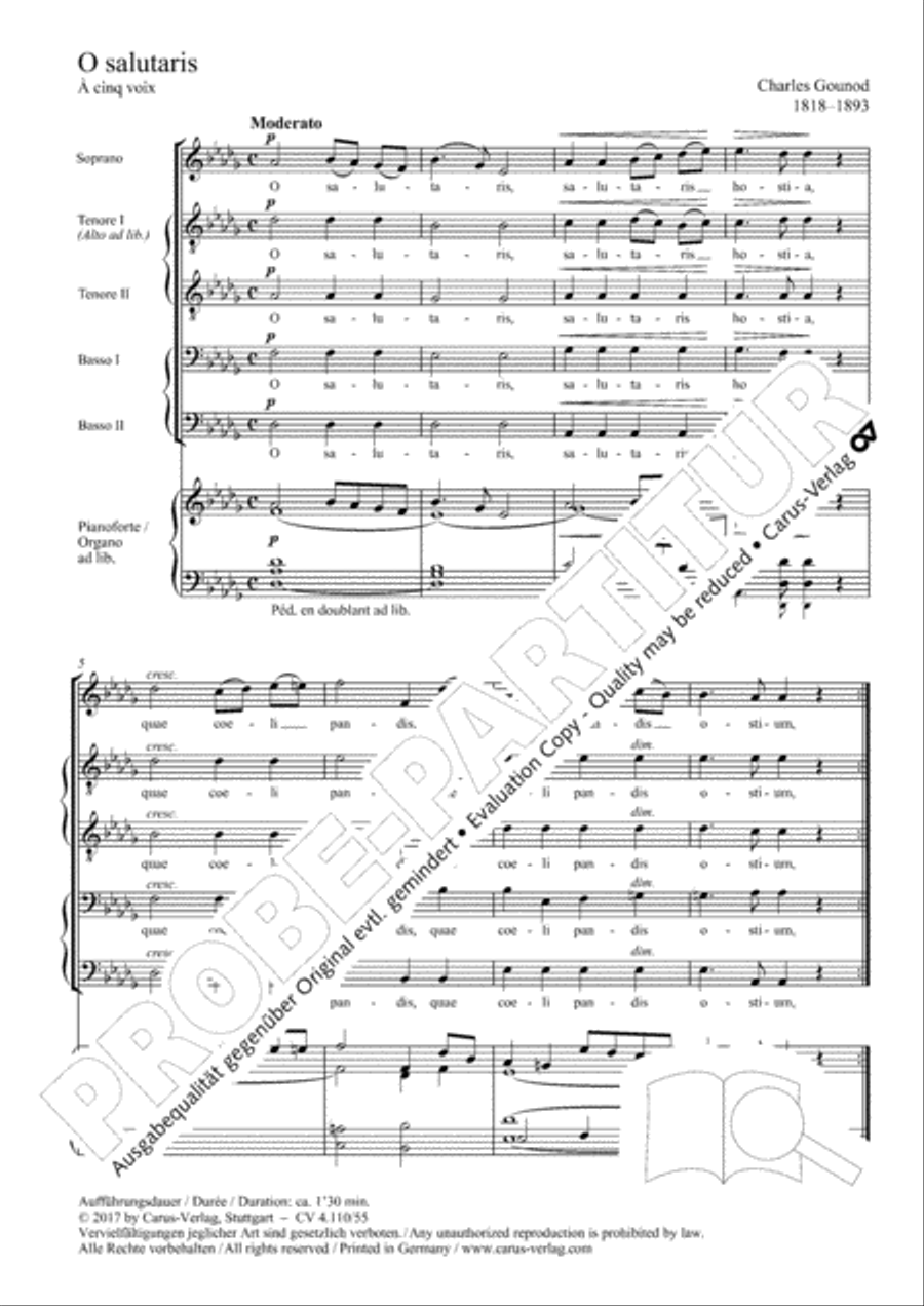 O salutaris O salutaris 3-Part scores gallery preview page 3