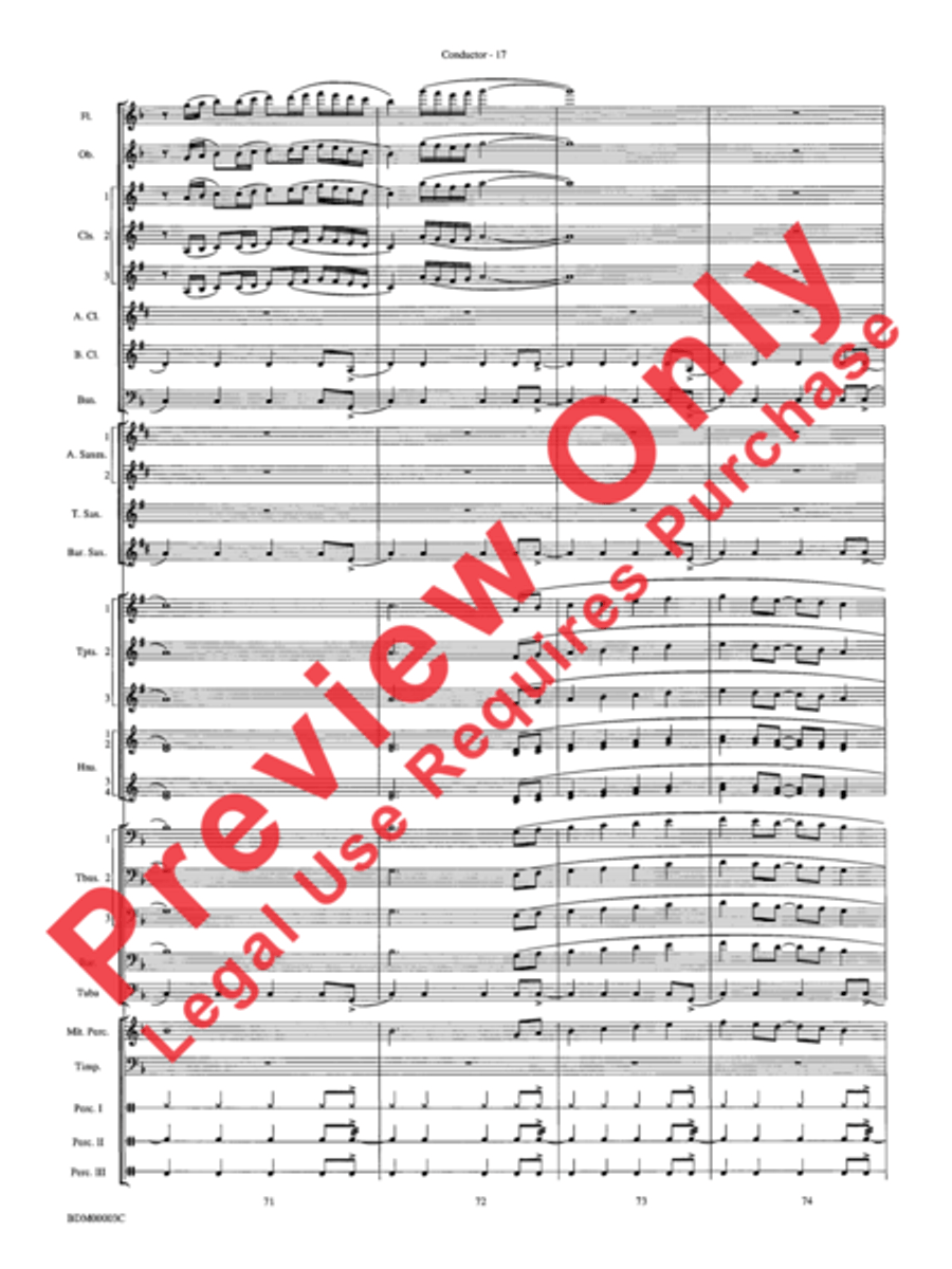 Overture de Argentina Overture de Argentina Concert Band scores gallery preview page 19