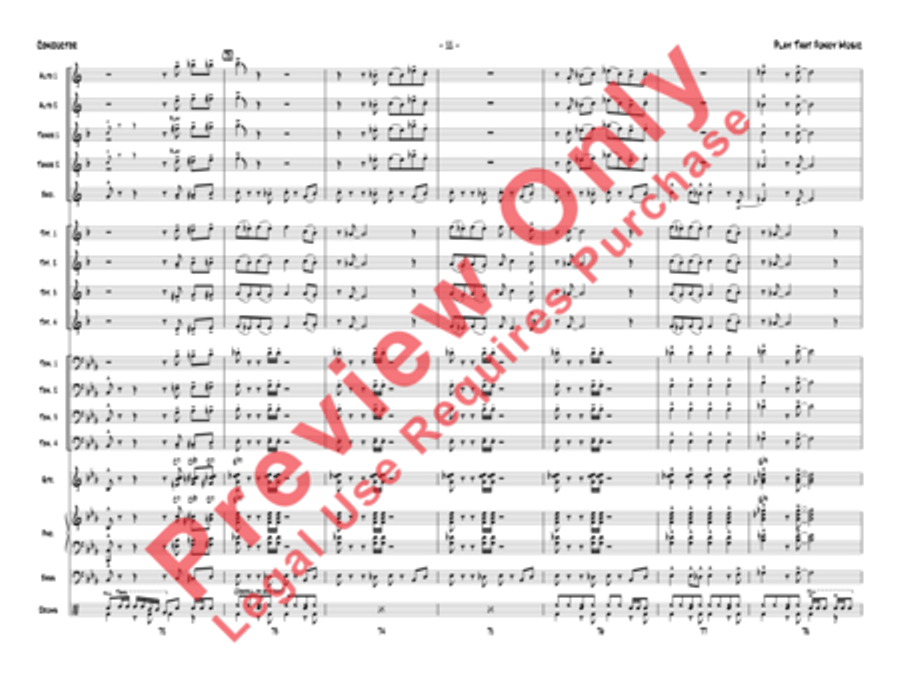 Play That Funky Music Jazz Ensemble scores gallery preview page 14