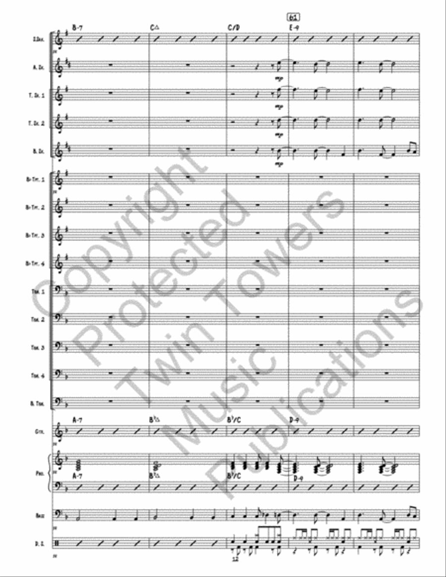 Sunset Key Sunset Key Jazz Ensemble scores gallery preview page 13