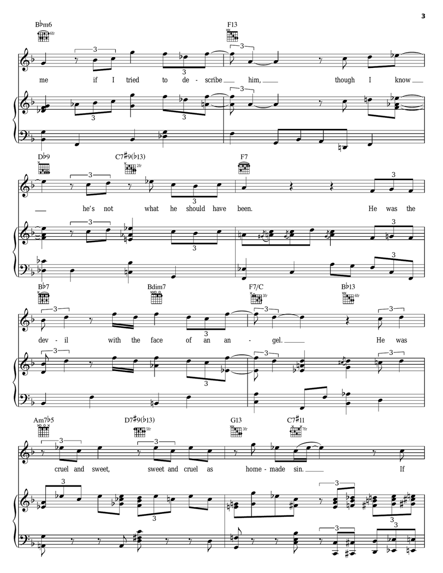 Lost Mind Lost Mind Piano, Vocal, Guitar scores gallery preview page 3