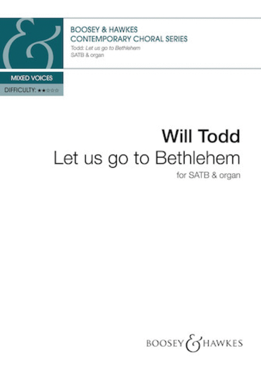 Let Us Go To Bethlehem 4-Part scores gallery preview page 1