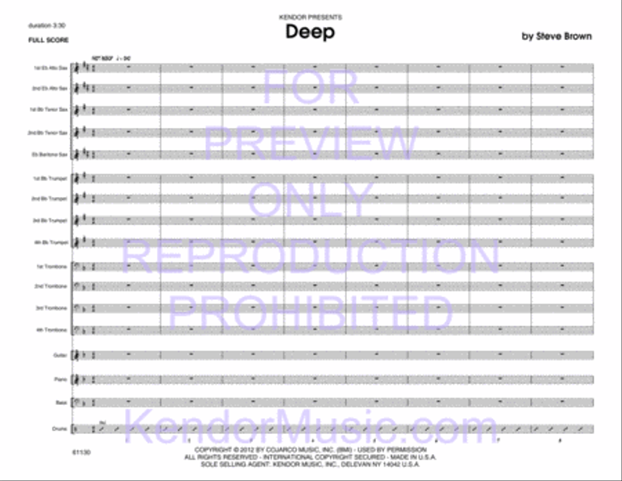 Deep Jazz Ensemble scores gallery preview page 2