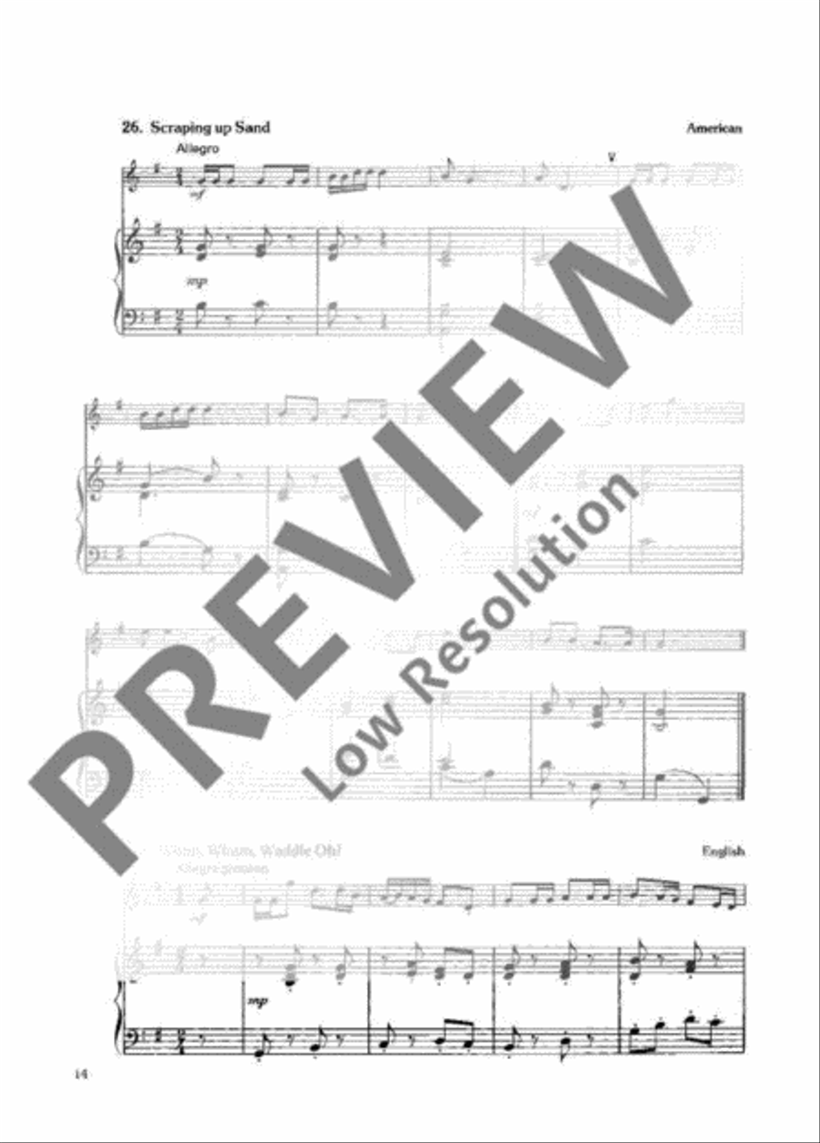 Enjoy the Recorder Soprano Recorder scores gallery preview page 15