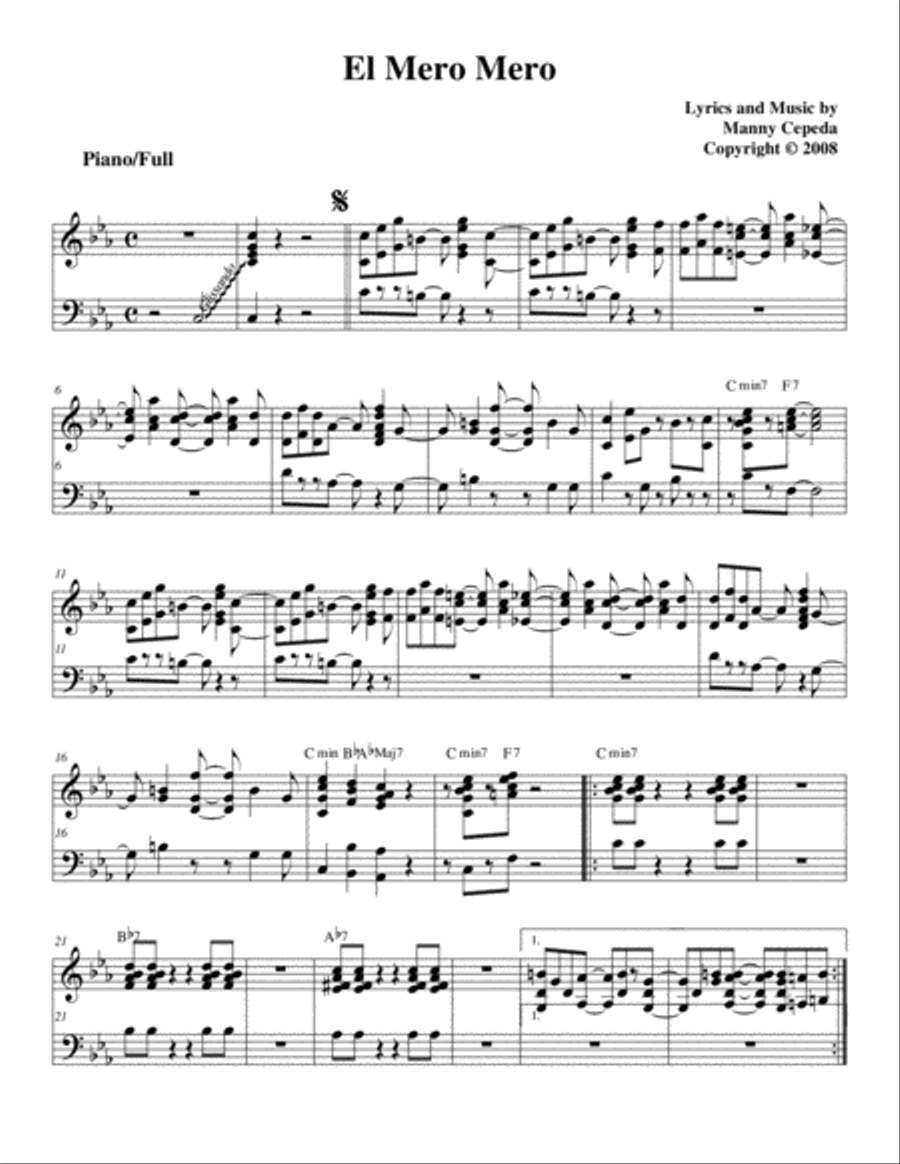 El Mero Mero Jazz Ensemble scores gallery preview page 5