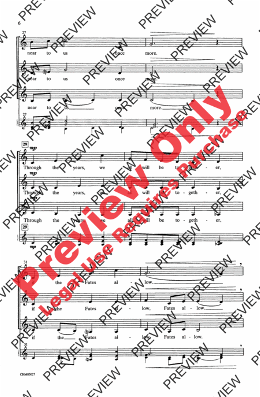 Have Yourself a Merry Little Christmas Women's Choir scores gallery preview page 6