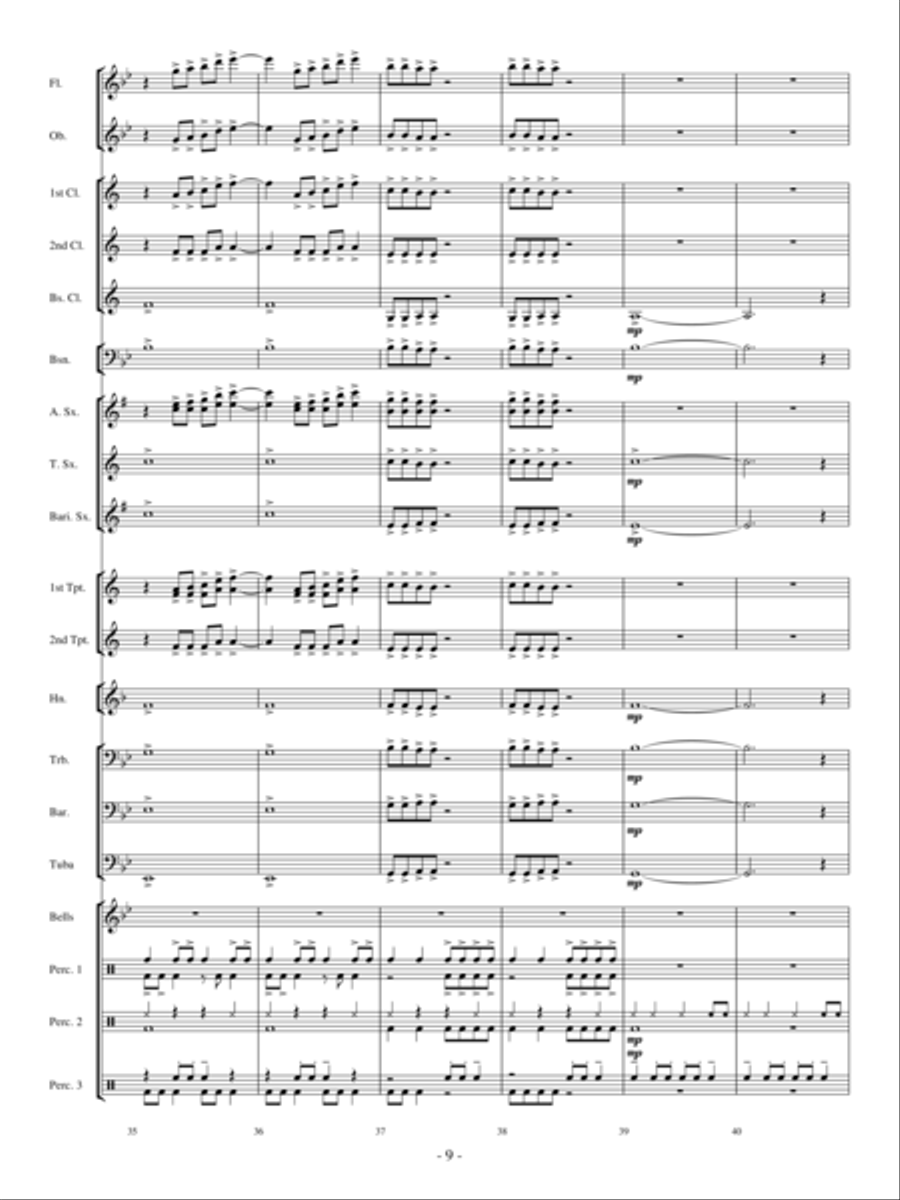 Sakura Concert Band scores gallery preview page 8
