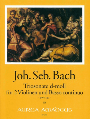 Book cover for Trio sonata D minor BWV 527