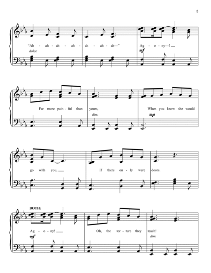 Agony (Film Version) (from Into The Woods) Easy Piano scores gallery preview page 3