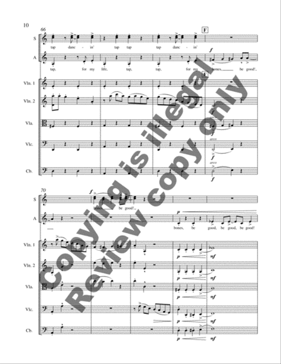 Dreams and Dances: 1. Bones Be Good! (SSA Full Score)