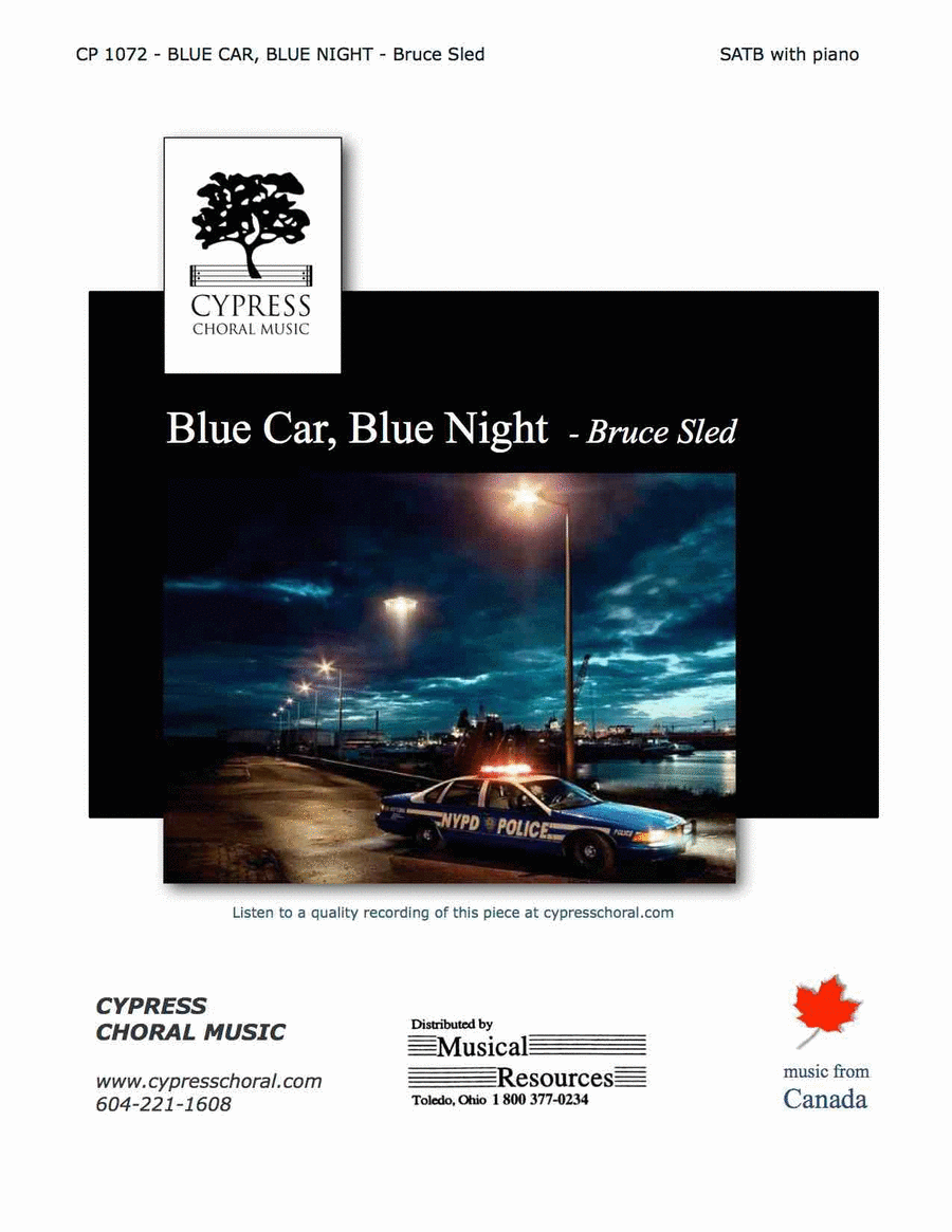 Blue Car Blue Night Blue Car Blue Night 4-Part scores gallery preview page 1