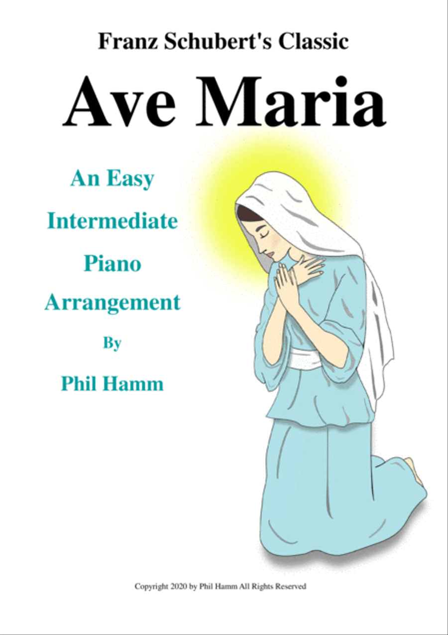 Ave Maria-Easy Intermediate Piano Method scores gallery preview page 1