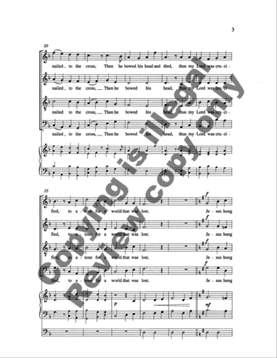 Saw Ye My Savior? Saw Ye My Savior? 4-Part scores gallery preview page 8