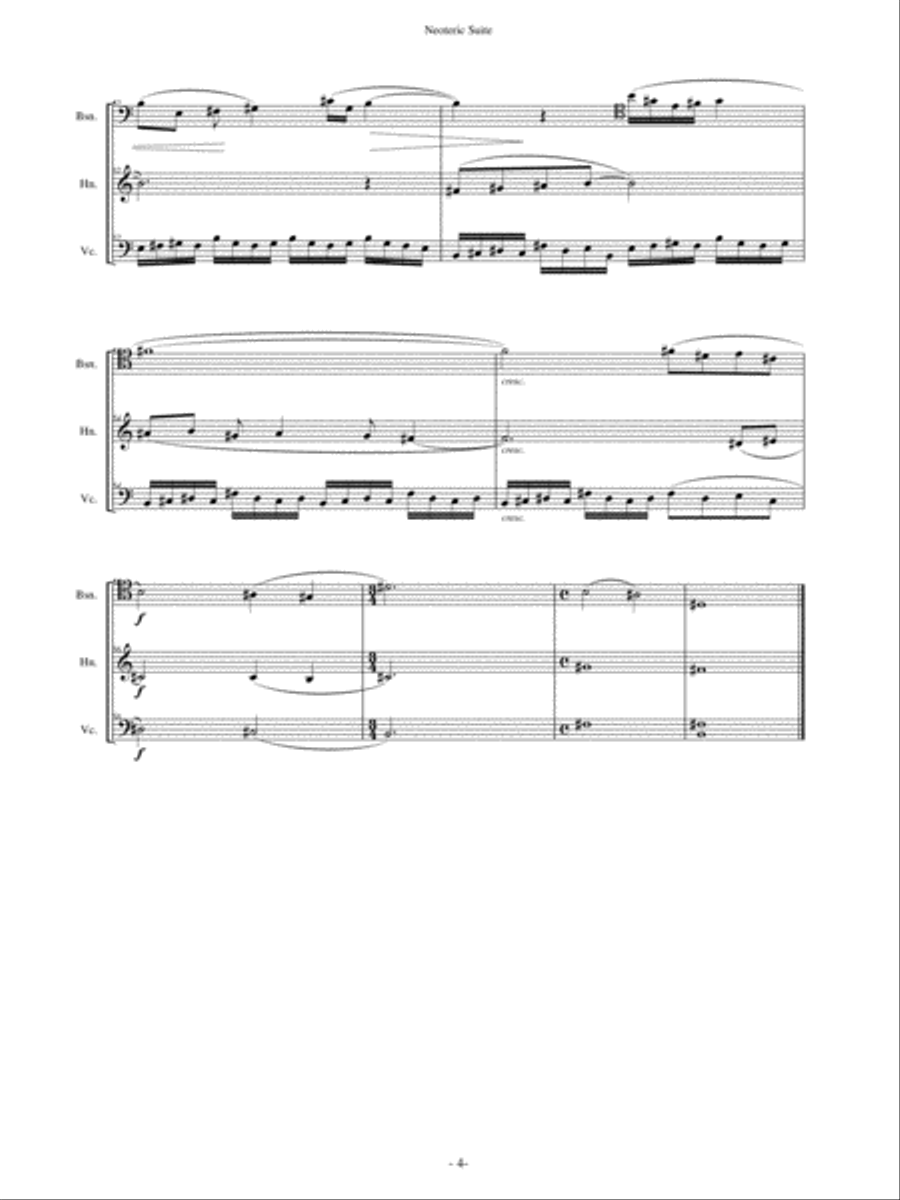 Neoteric Suite Bassoon scores gallery preview page 5