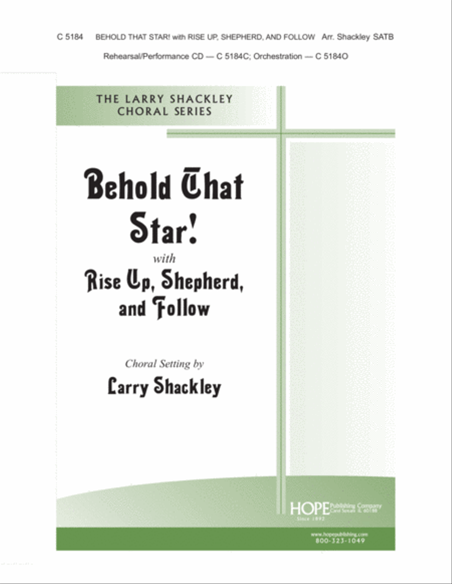 Behold that Star! with Rise Up, Shepherd and Follow Choir scores gallery preview page 1