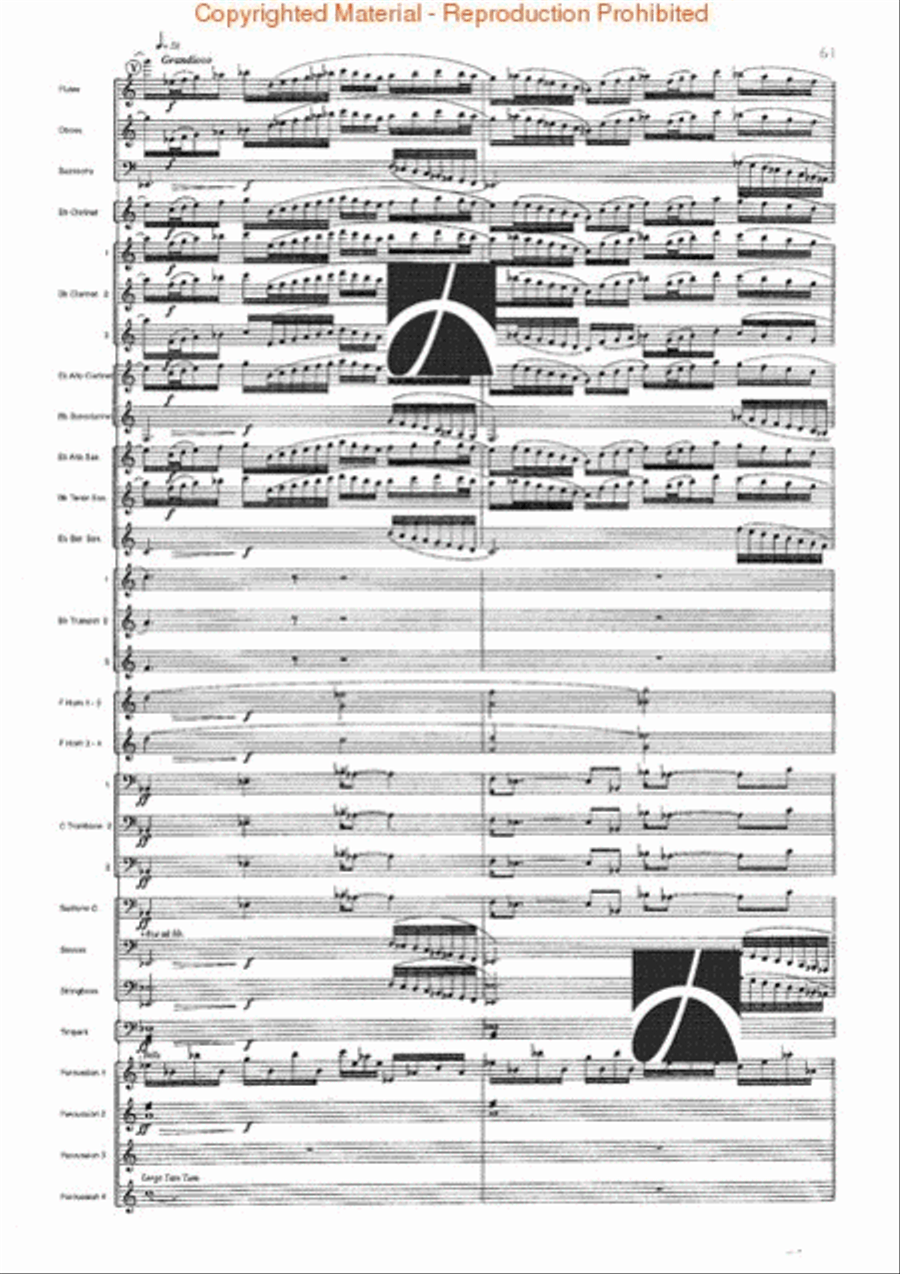 Spartacus Concert Band scores gallery preview page 62