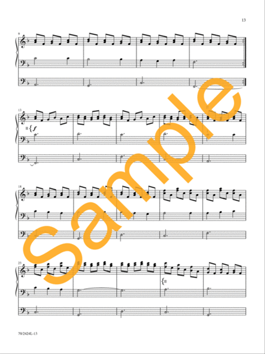 Advent to Ascension Organ Solo scores gallery preview page 12