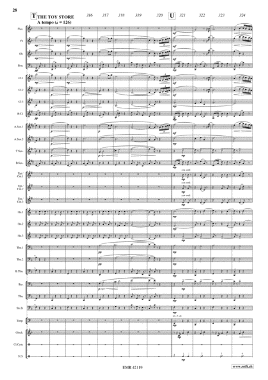 Back To Gaya Concert Band scores gallery preview page 11