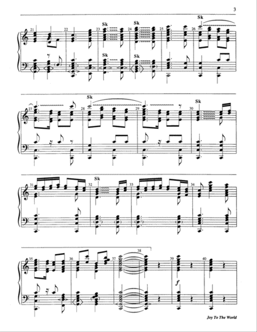 Joy to the World 5-Octaves scores gallery preview page 9