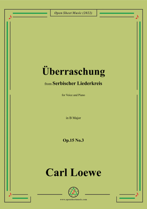 Book cover for Loewe-Überraschung,in B Major,Op.15 No.3