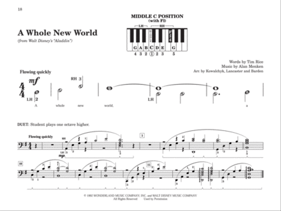 My First Pop Songs, Book 2 Easy Piano scores gallery preview page 4