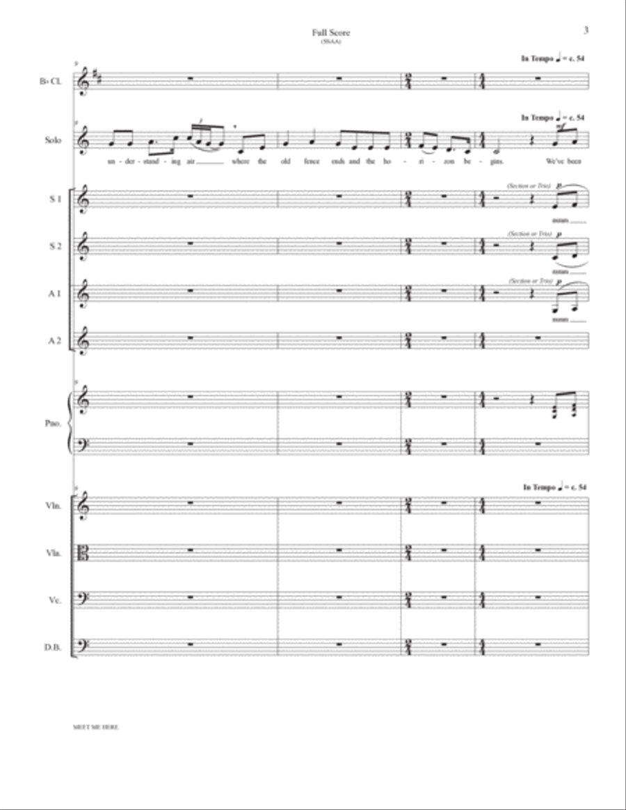 Meet Me Here SSA scores gallery preview page 3