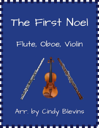 Book cover for The First Noel, for Flute, Oboe and Violin