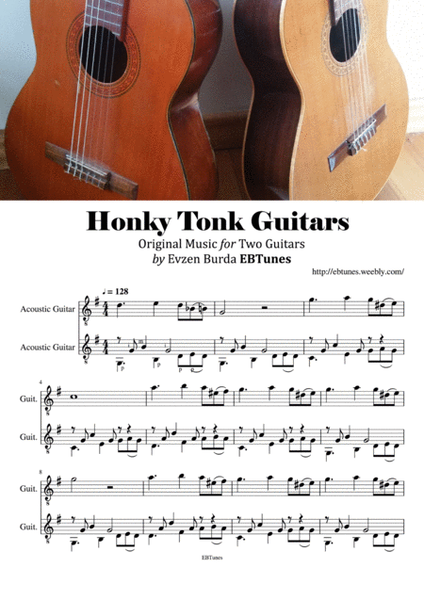 Honky Tonk Guitars - Sheet Music image number null