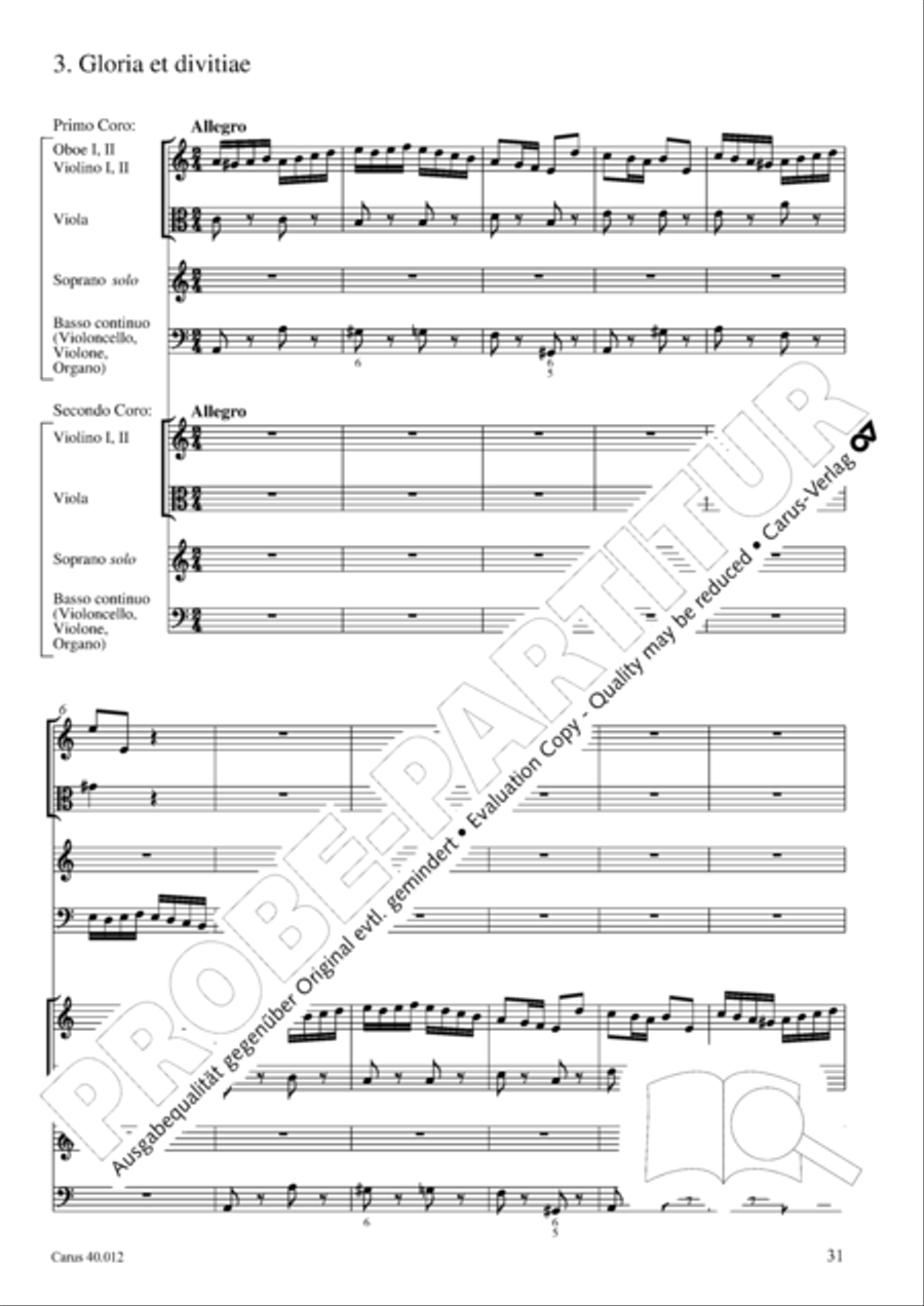 Beatus vir (How blest is he) Psalm 111 4-Part scores gallery preview page 32