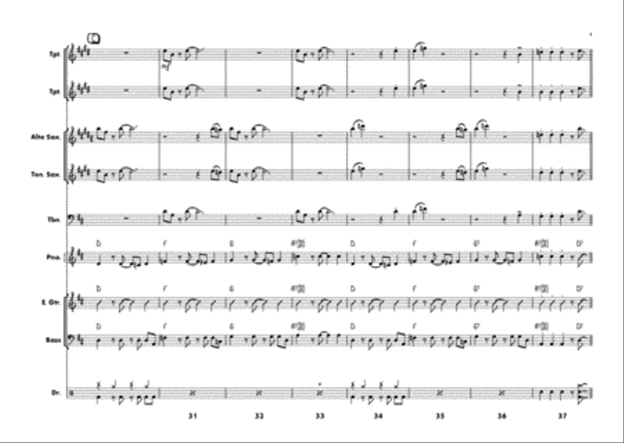 Everybody Say Yeah Small Ensemble scores gallery preview page 5