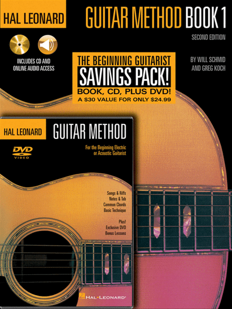 Hal Leonard Guitar Method Beginner's Pack Easy Guitar scores gallery preview page 1