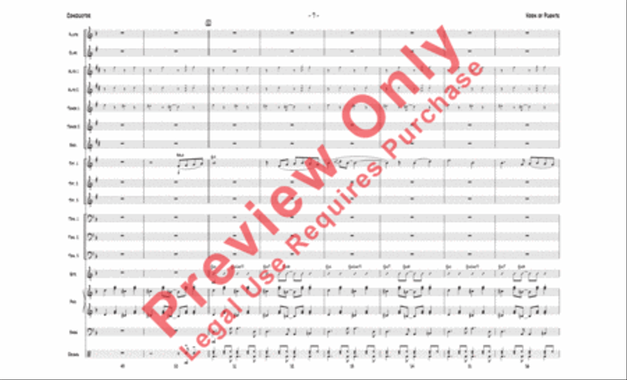 Horn of Puente Jazz Ensemble scores gallery preview page 22