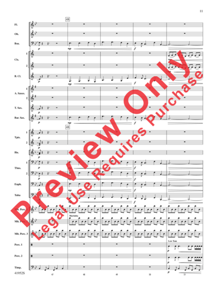 Furaha! Concert Band scores gallery preview page 11