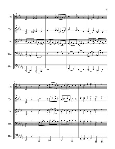 Ukrainian National Anthem (Shce Ne Vmerla Ukrainy) for Brass Quintet image number null