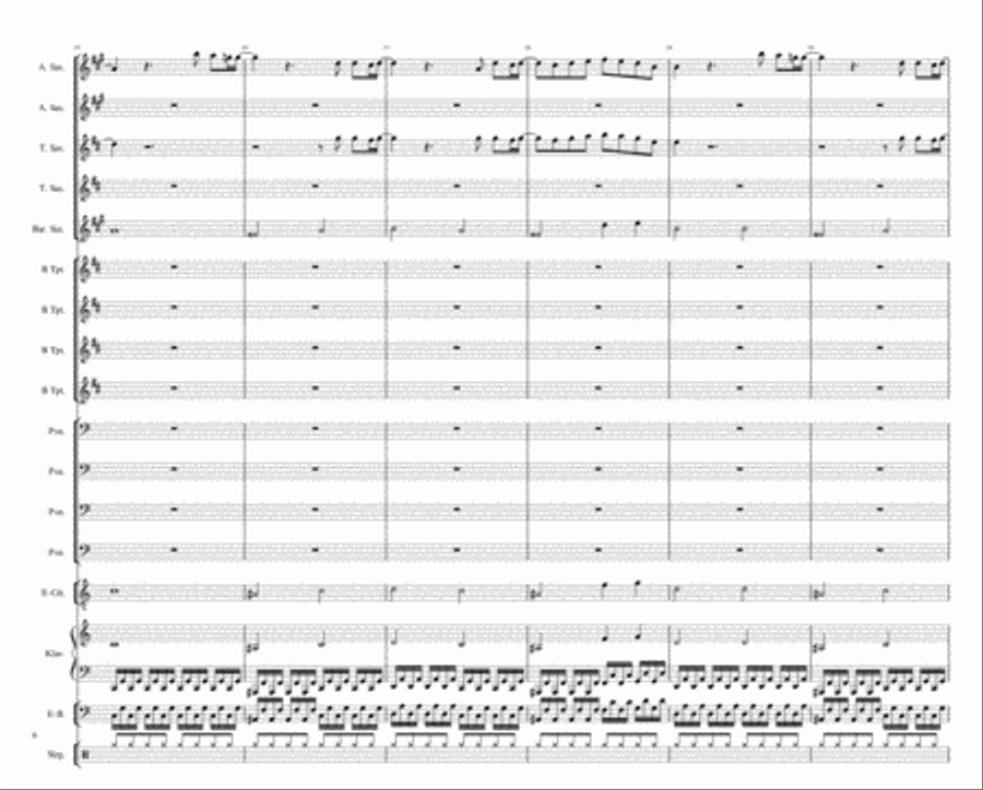 Fear Of The Dark Fear Of The Dark Jazz Ensemble scores gallery preview page 6