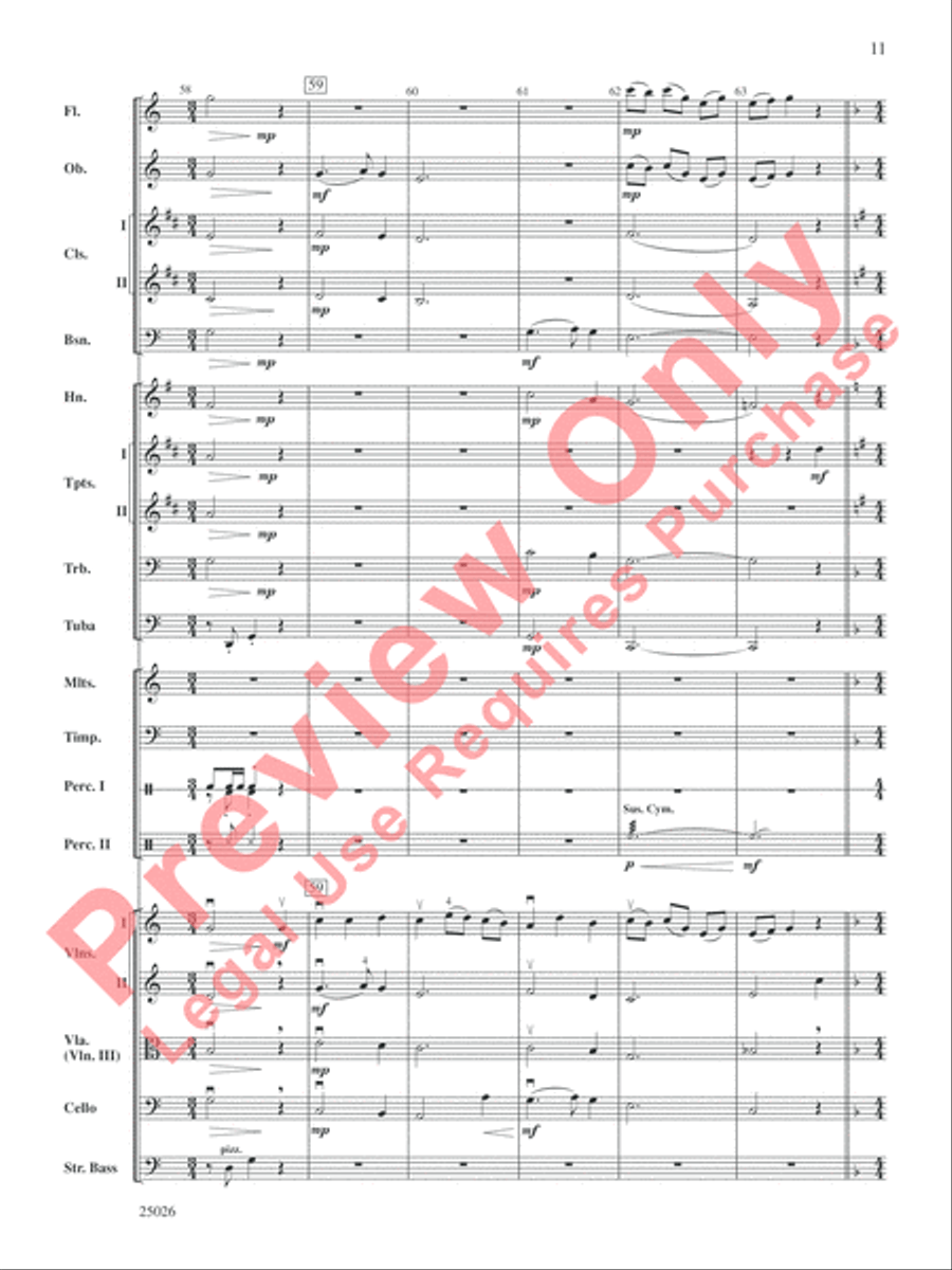 Christmas Comes Again . . . in About Three Minutes Full Orchestra scores gallery preview page 12