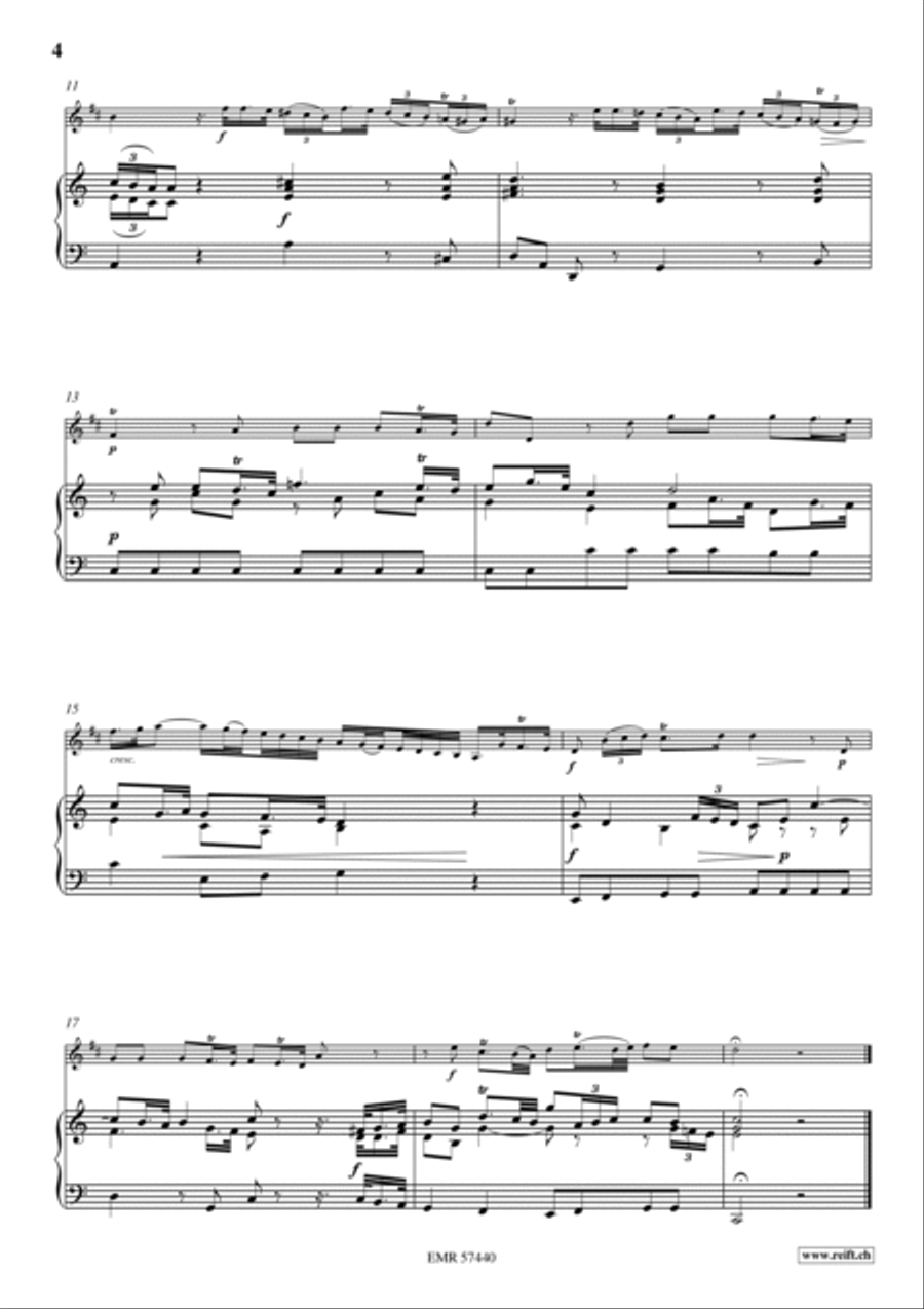 Sonata No. 6 Cornet scores gallery preview page 5