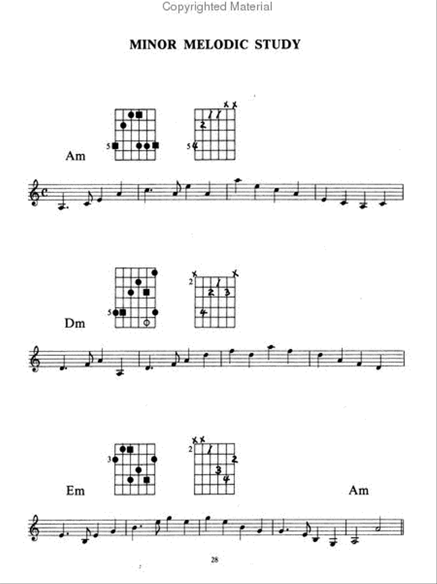 Jay Friedman -- Guitar Chords, Arpeggios & Studies Classical Guitar scores gallery preview page 4