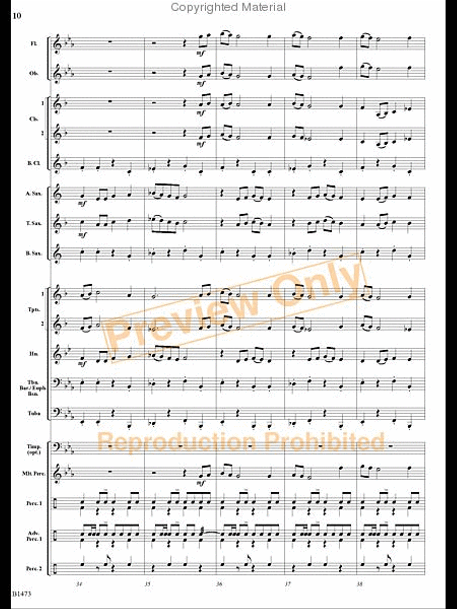 Antiphon Antiphon Concert Band scores gallery preview page 9