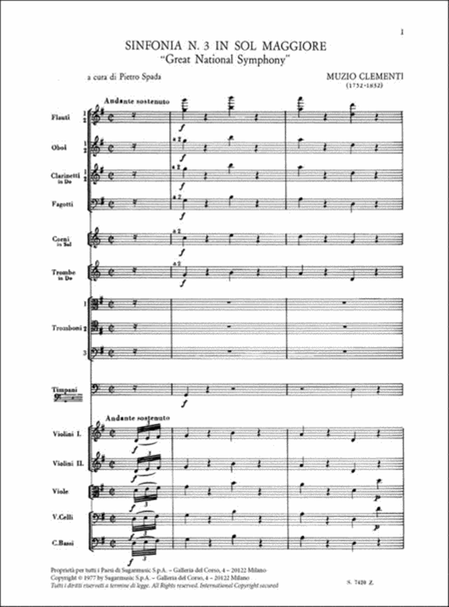 Sinfonia N. 3 Orchestra scores gallery preview page 2